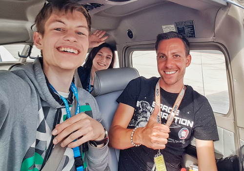 Pilotování letadla na Ruzyň