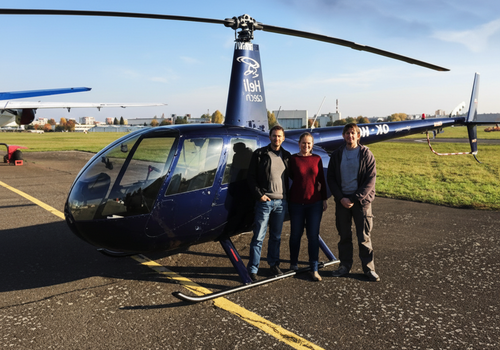 Pilotem vrtulníku na zkoušku z Brna pro 3 osoby