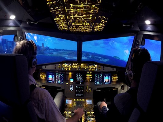 Simulátor letadla A320