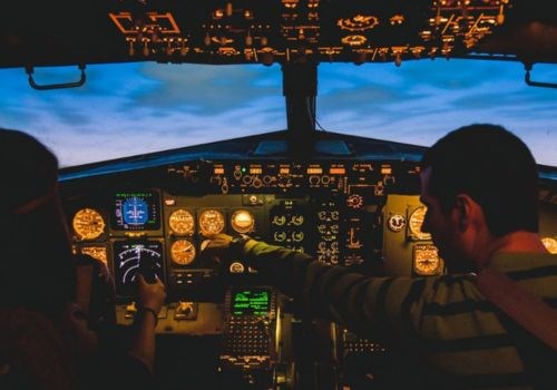 Pohyblivý simulátor Boeing 737 na Ruzyni