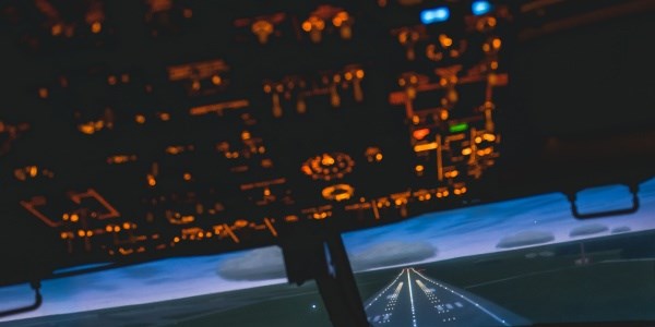 Pohyblivý simulátor Boeing 737 na Ruzyni