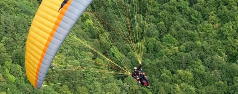 Vyhlídkový tandemový paragliding Beskydy