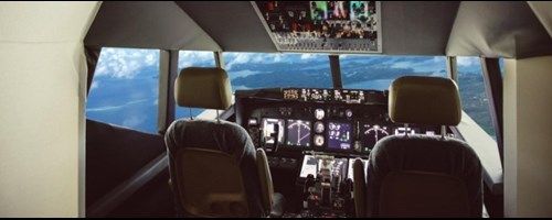 Simulátor dopravního letadla Boeing B737