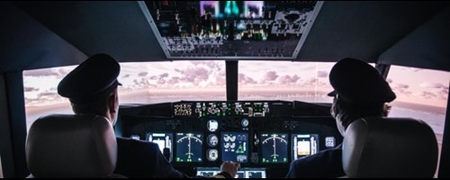 Simulátor dopravního letadla Boeing B737