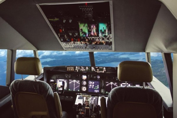 Simulátor dopravního letadla Boeing B737