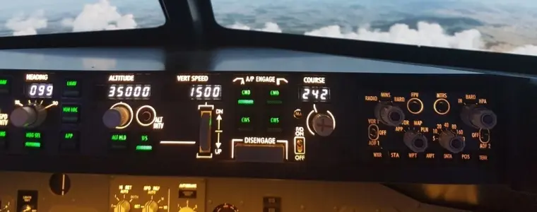 Simulátor letadla Boeing 737 Kladno - Velká Dobrá