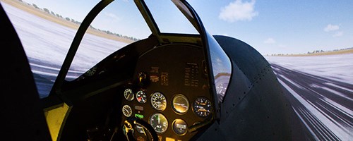 Simulátor stíhačky Supermarine Spitfire Brno