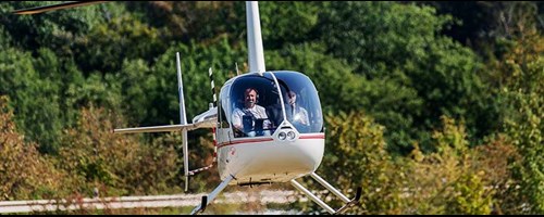 Pilotem vrtulníku na zkoušku Plzeň 1 pilotující + 2 cestující