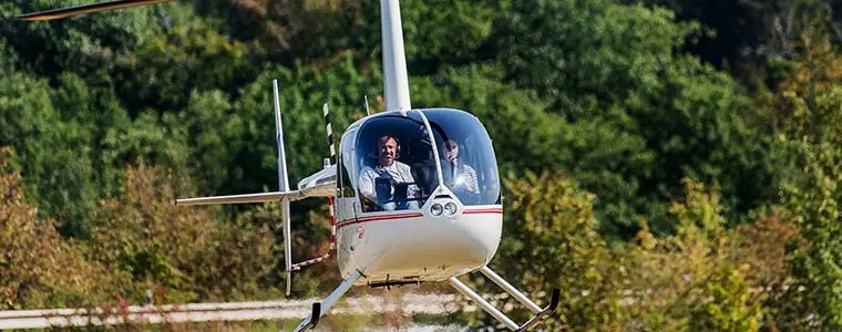 Pilotem vrtulníku na zkoušku Plzeň 1 pilotující + 2 cestující