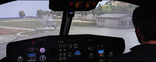 Simulátor vrtulníku Eurocopter AS 355