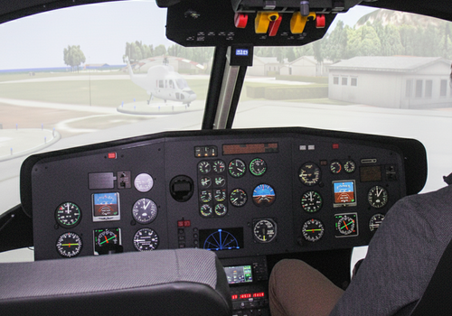 Simulátor vrtulníku Eurocopter AS 355