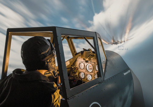 Simulátor stíhačky Messerschmitt Bf 109 Brno