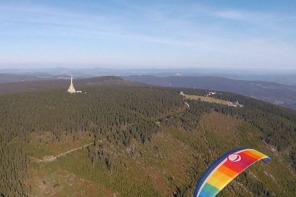 Seznamovací tandemový paragliding Krkonoše - Černý Důl