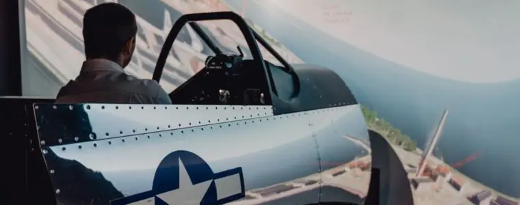 Simulátor stíhačky Mustang P-51D