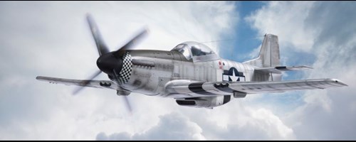 Simulátor stíhačky Mustang P-51D