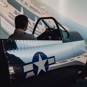 Simulátor stíhačky Mustang P-51D